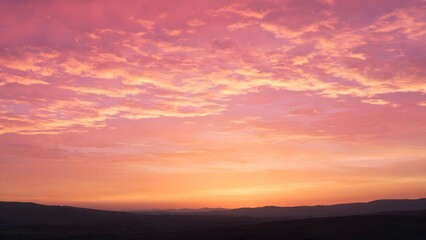 Fototapeta premium Vivid sky with clouds at sunrise or sunset