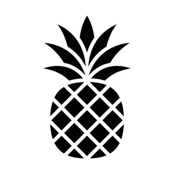 pineapple glyph icon