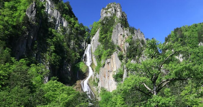 層雲峡の銀河の滝