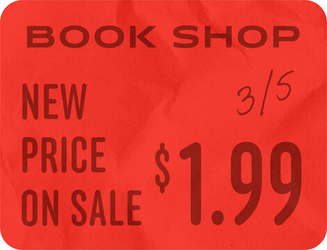 Retro Style Price Tag Illustration