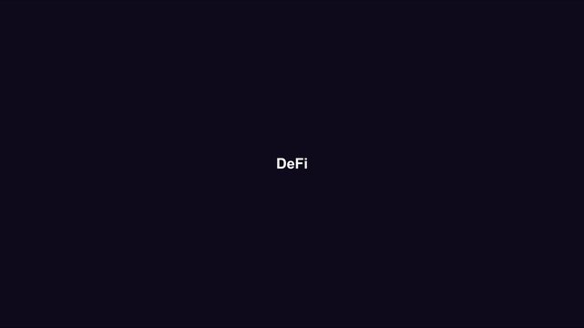 De fi decentralized finance digital loading animation with glowing purple circular progress bar 4k defi