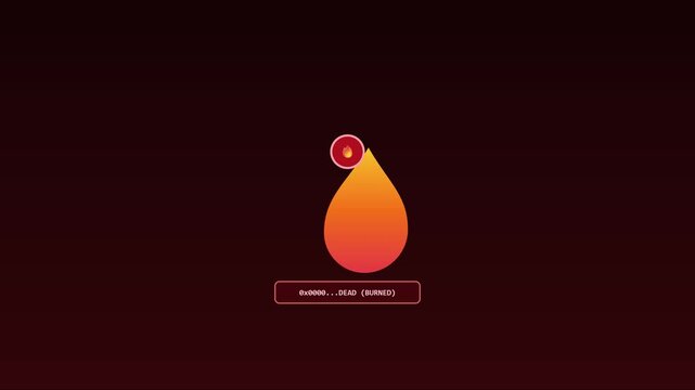 Abstract digital loading with dead burned pixel error message and gradient drop shape animation 4k dead pixel