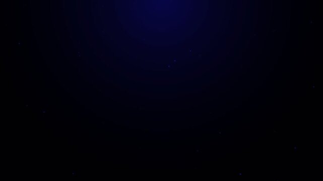 Neon glowing abstract waves moving in dark space
