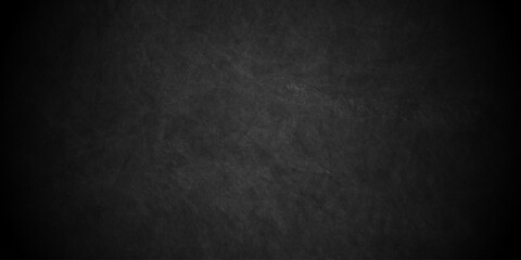 Fototapeta premium Dark black limestone old wall cement charcoal paint concrete blackboard and chalkboard background. abstract vein vintage Black granite slabs background