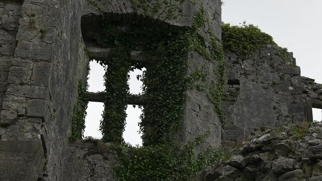 Ruins of Roscommon Castle near Athlone, County Roscommon, Ireland