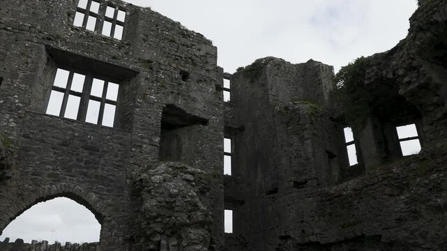 Ruins of Roscommon Castle near Athlone, County Roscommon, Ireland