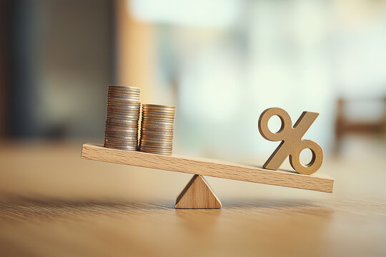 financial crisis concept with money