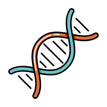 DNA vector icon. Medical sign