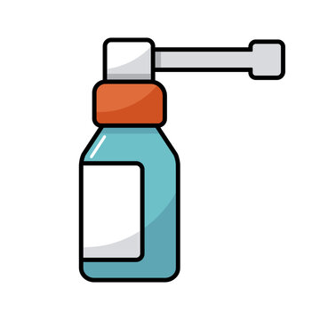 Medical spray vector icon. Medical sign