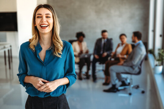 Success mindset, ambition, drive and leadership where a focused professional pursues achievement