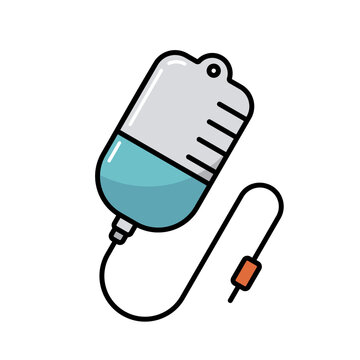 Medical dropper medicine health vector icon