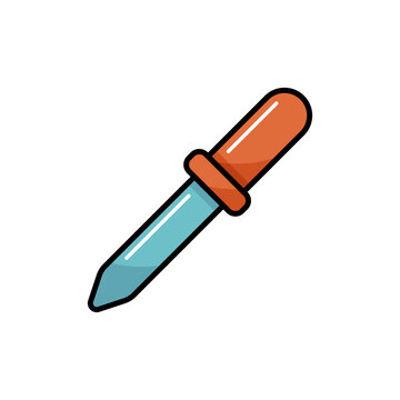 Dropper vector icon. Medical sign