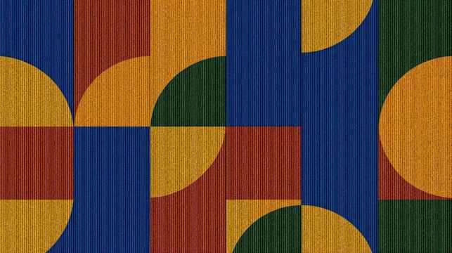 Contemporary Abstract Texture featuring Grunge Geometric Stripe Block, Cobalt Split Dayak Beadwork Organic for web banner and social media design