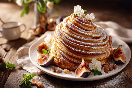 Traditional Mallorcan Ensaimada Pastry