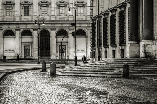 Piazza di San Giovanni in laterano &agrave; Rome
