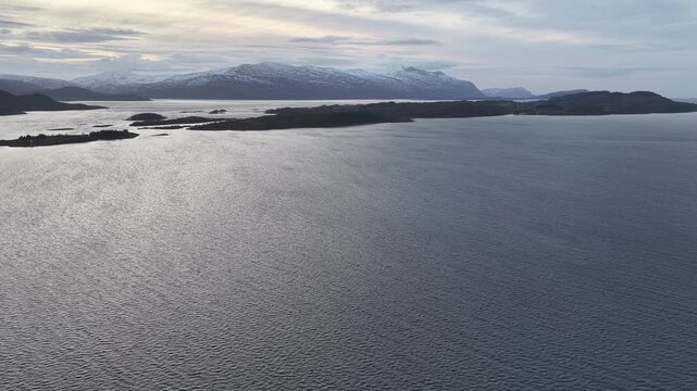 Norway Tj&oslash;tta Alsta Rot&oslash;d&oslash;ya Mindlandet Islands Vefsnfjord Stokkafjorden Leirfjord Hamnesleira Alstahaug Nordland Skeilia Nature Reserve