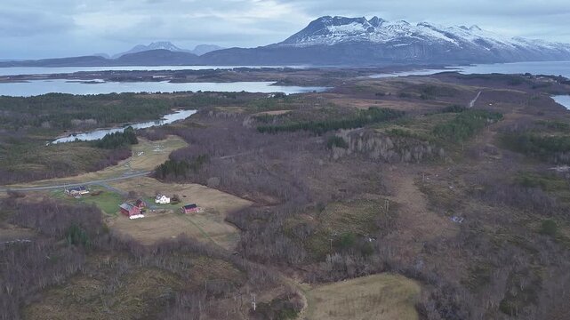 Norway Tj&oslash;tta Alsta Rot&oslash;d&oslash;ya Mindlandet Islands Vefsnfjord Stokkafjorden Leirfjord Hamnesleira Alstahaug Nordland Skeilia Nature Reserve