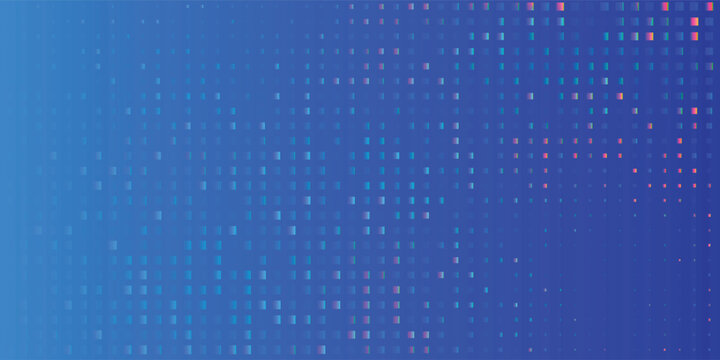 Abstract light blue vector background with halftone square cube pattern grid gradient for modern eco friendly nature technology.