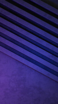 Vertical Abstract Purple and Blue Gradient Geometric Pattern with Parallel Ridged Lines for Modern Graphic Design Backgrounds