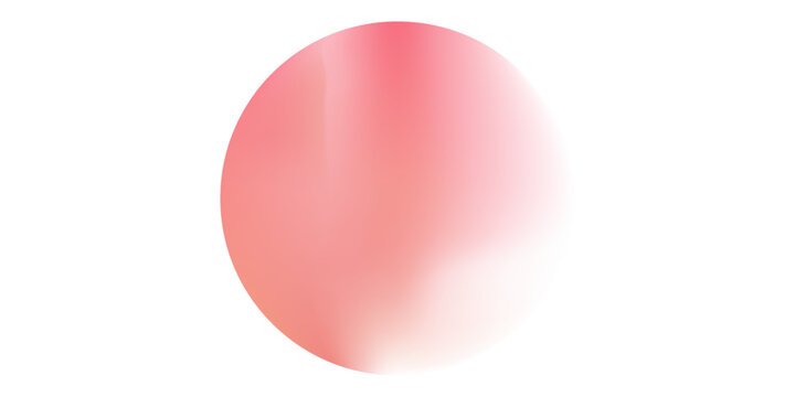 Gradien warna, lingkaran gradasi, tekstur butiran vektor, latar belakang abstrak buram holografik. Warna gradien cat air campuran mesh gradasi warna neon warna-warni