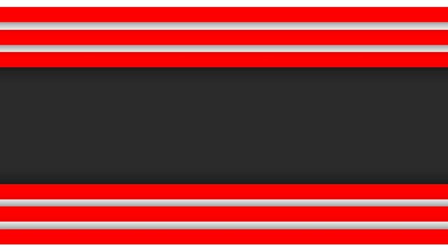 Indonesia Independence Day Red and White Striped Border Video Background.