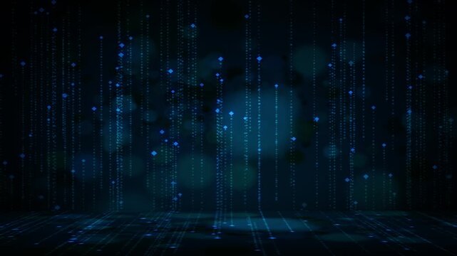 colorful glitter animation stars lights particles modern design award ceremony background