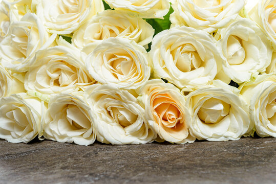 wedding bouquet of roses