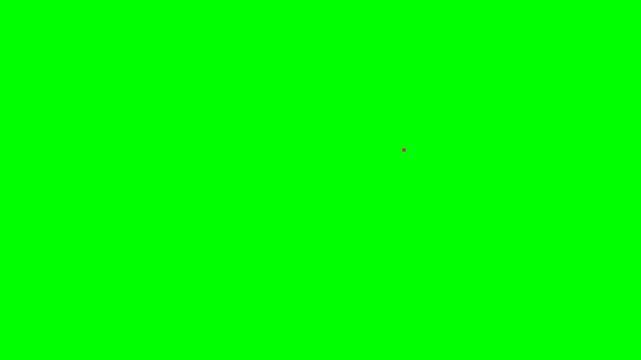Animation Follow Us Lower Third Graphic Element with Pink Corner Border on Green Screen Background