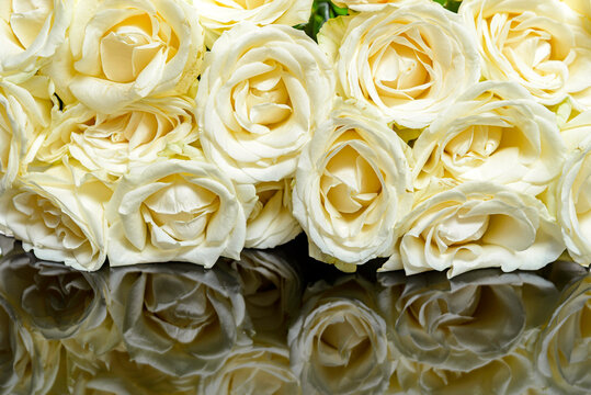 wedding bouquet of roses