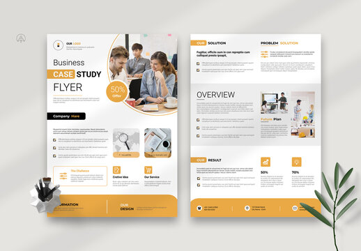 Business Case Study Flyer Template