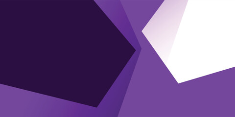 Obraz premium Purple and white geometric shape abstract background for corporate concept, template, poster, brochure, website, flyer design. Vector illustration 