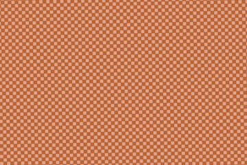 Obraz premium Terracotta and Light Peach Small Checkerboard Seamless Vector Pattern: Scripted Content Terracotta and light peach small checkerboard seamless vector pattern for Thanksgiving party invitations, autumn