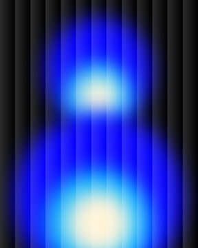 Abstract glowing blue vertical lines pattern on dark background