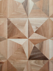 Mosaico de suelo de parquet de madera © xavicore