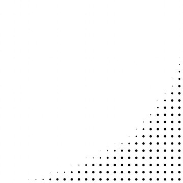 Halftone Dot Corner and Border Background