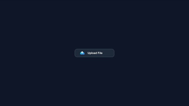 Upload file button interface interaction for web and mobile app ui animation 4k