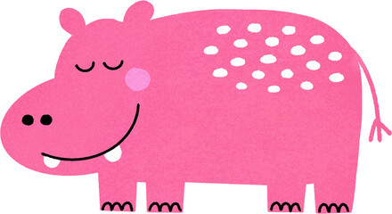 pink hippo