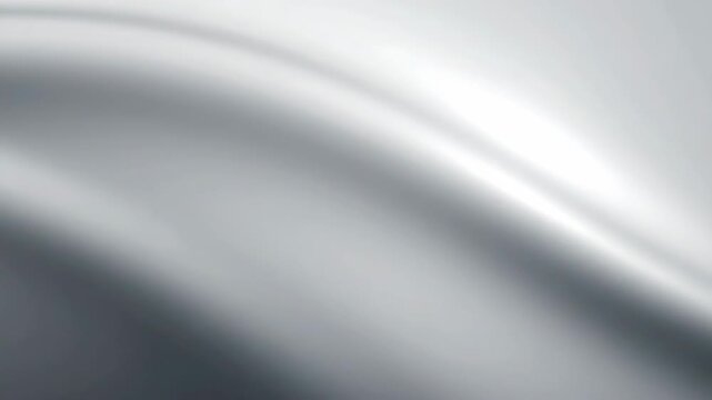 Smooth abstract white and gray gradient background with subtle light movement in a wide panoramic view