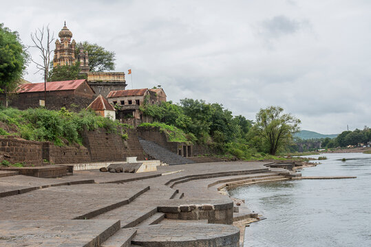 Bilveshwar Temple, Shree Kshetra Mahuli, 18th-century, commissioned by the Pant Pratinidhi rulers, Sangam Mahuli, Satara, Maharashtra, India.
