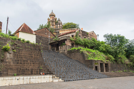 Bilveshwar Temple, Shree Kshetra Mahuli, 18th-century, commissioned by the Pant Pratinidhi rulers, Sangam Mahuli, Satara, Maharashtra, India.