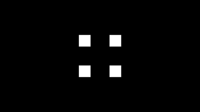 transparent loading white square animated GIF video icon