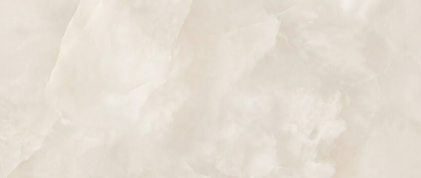 Marble texture featuring a blend of soft ivory onyx stone layers with cream clouding and smooth translucent crystalline formations creates a backdrop for upscale branding designs