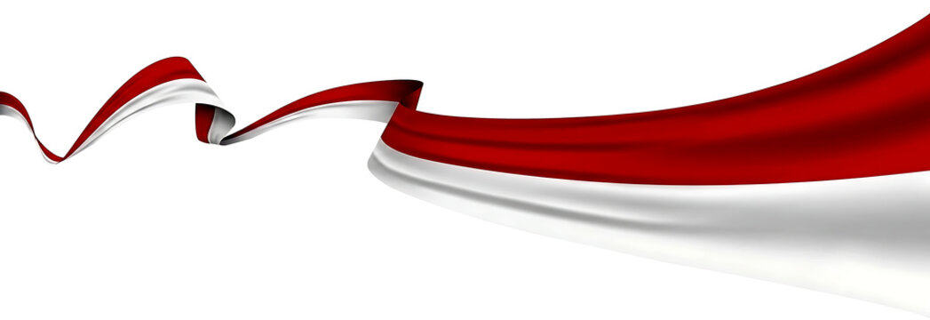 flag of indonesia ribbon