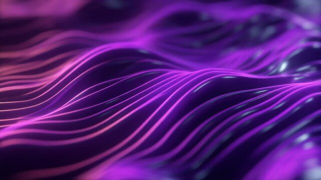 Abstract Holographic Waves Background in Electric Violet