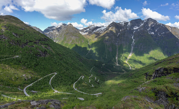 Gaularfjellsvegen, Gaular, Norway