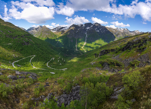 Gaularfjellsvegen, Gaular, Norway