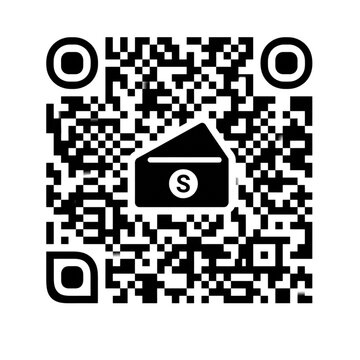 standard QR code enclosed within a scanning finder frame. It is suitable for general applications, such as scanning for information, text, or general data links.