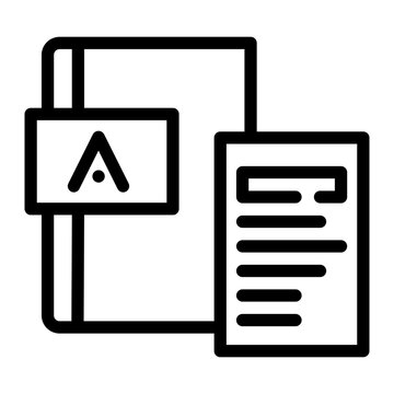 appendix document A icon