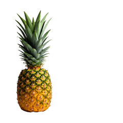 Fototapeta premium Untitled design - Fresh Whole Pineapple Isolated on White Background