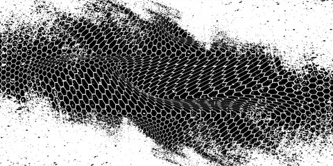 Football goal net, fishing net pattern or fishing net background, seamless vector texture. Grunge pattern © sultan